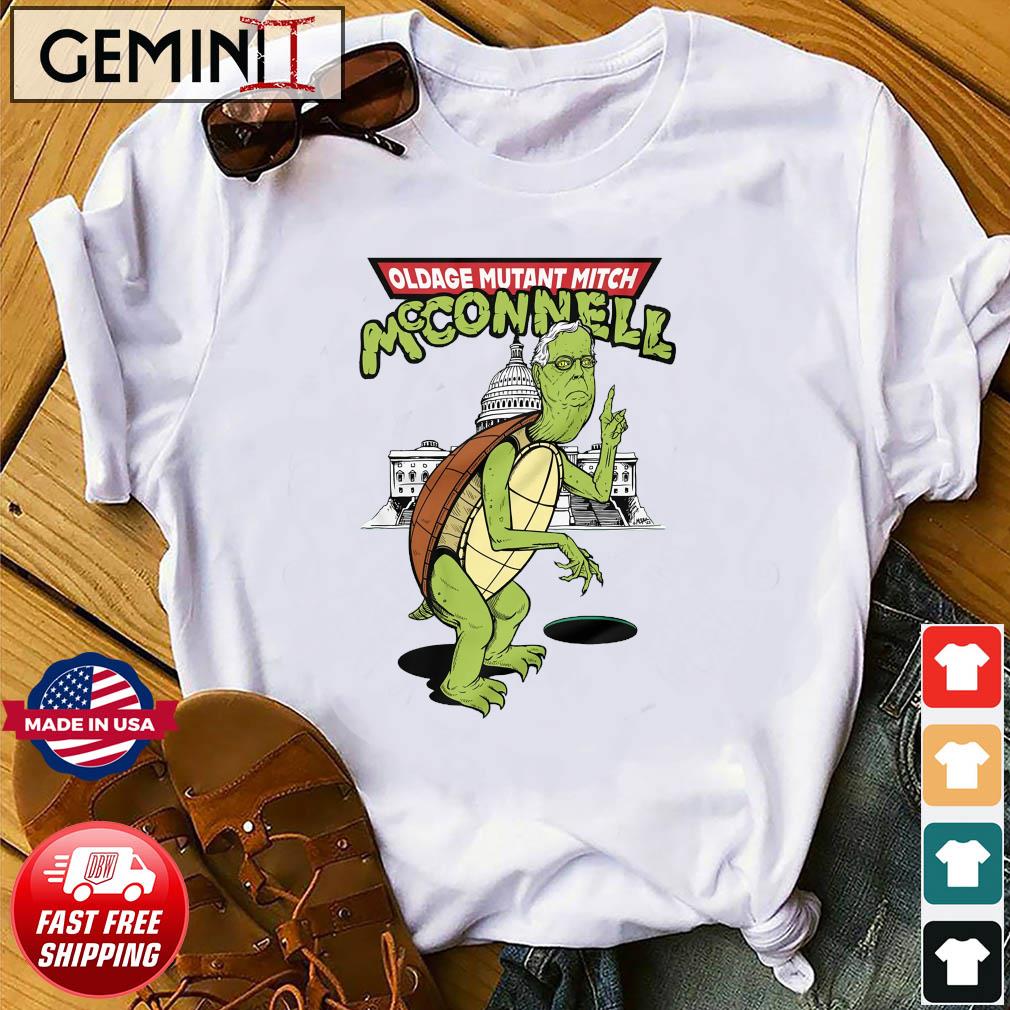 Oldage Mutant Mitch Mcconnell Turtle Shirt