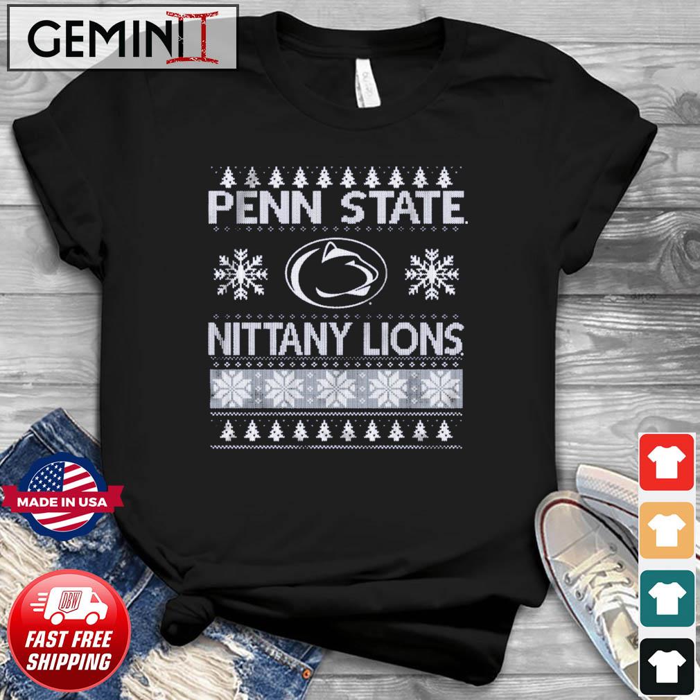 Penn State Nittany Lions Holiday Christmas Ugly Shirt