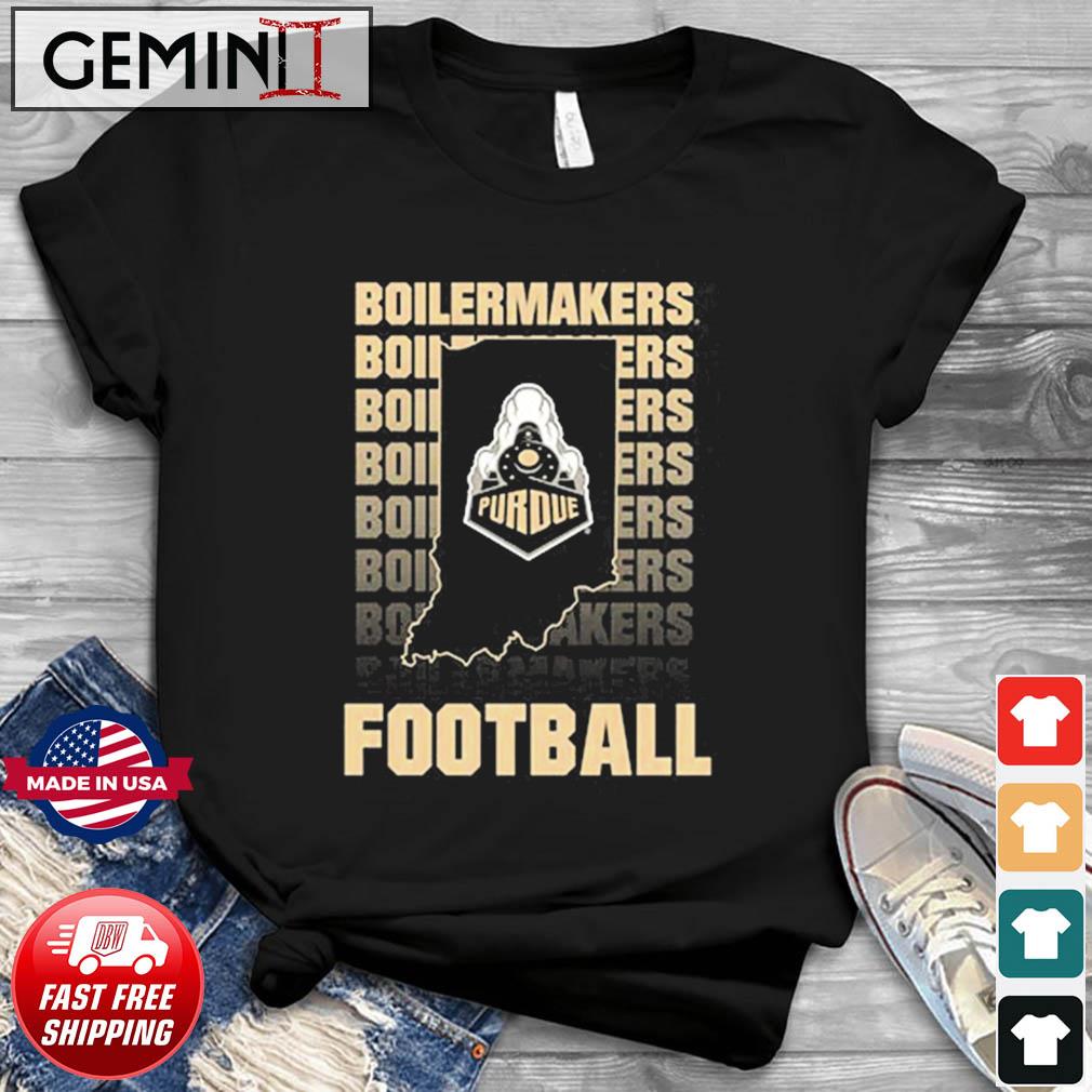 Purdue Football Wordmark Repeat shirt