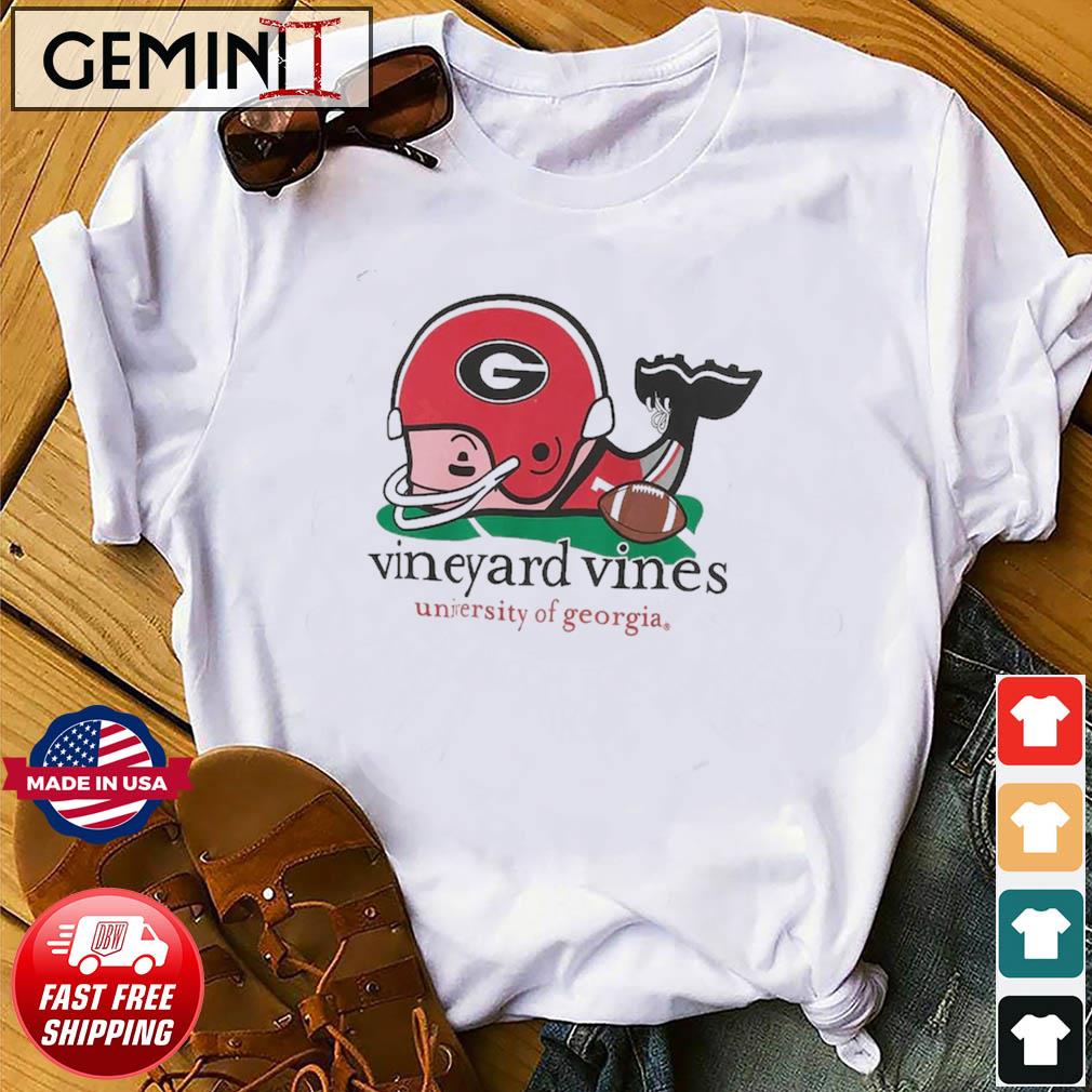 UGA Football Whale Vineyard Vines Shirt