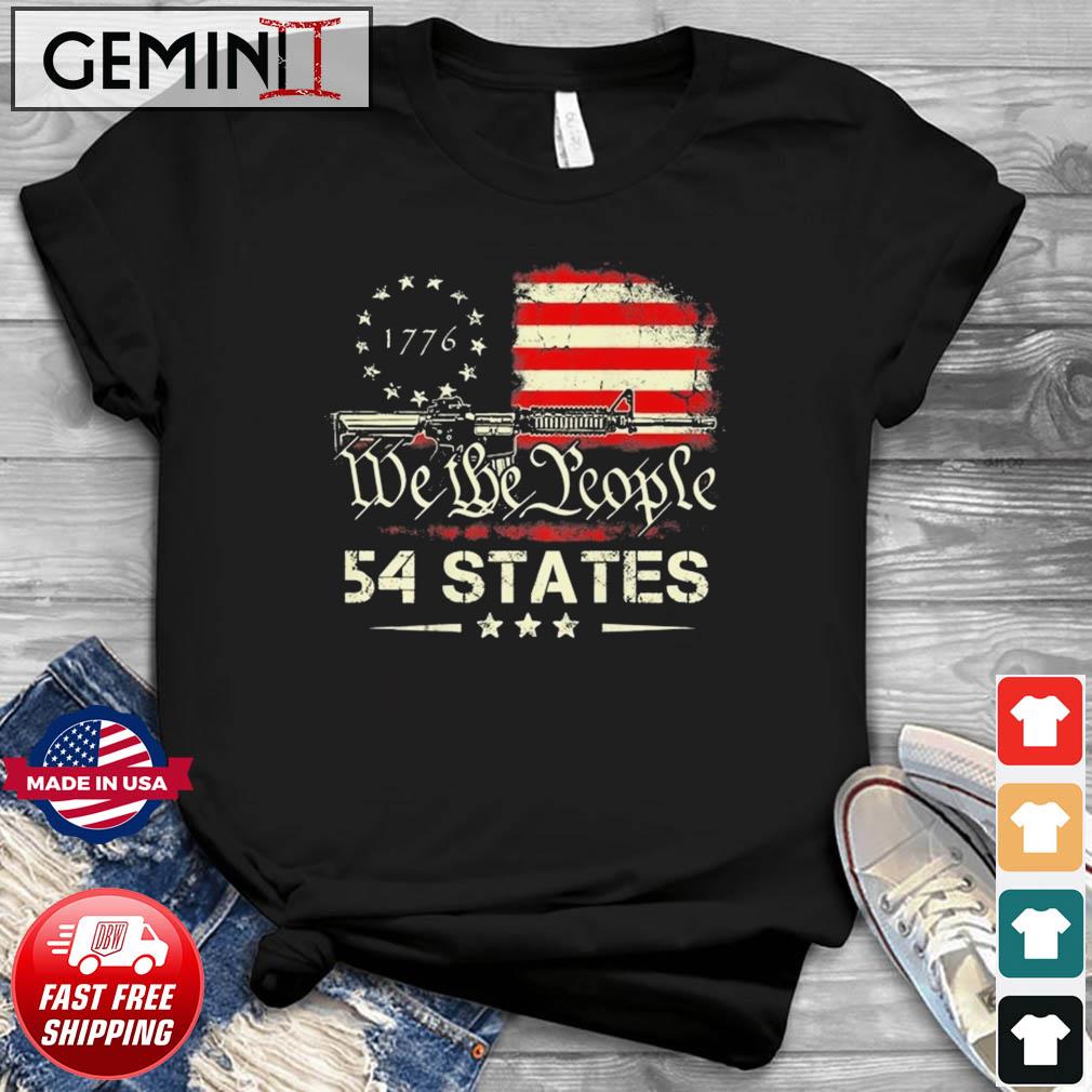 We The People 54 States American Flag Shirt