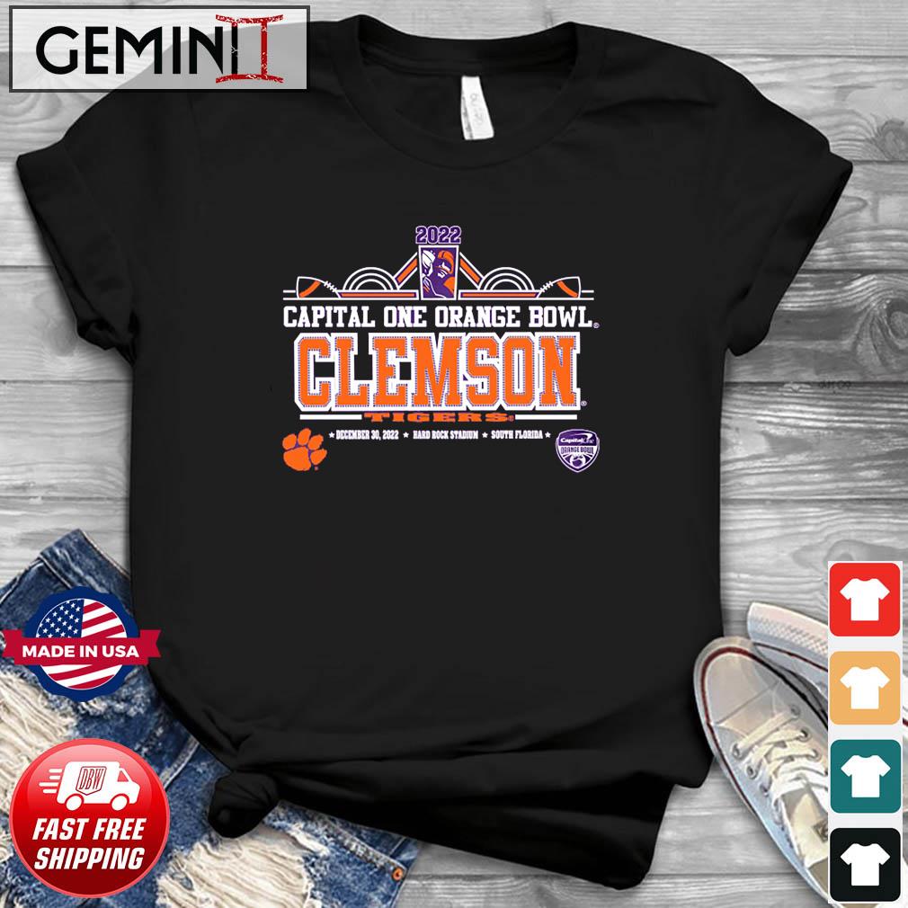2022 Capital One Orange Bowl Clemson Tigers Shirt