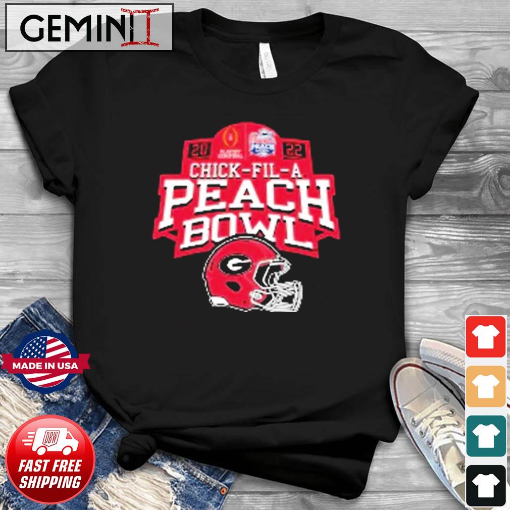 2022 CFP Chick-fil-A Peach Bowl Georgia Bulldogs Shirt