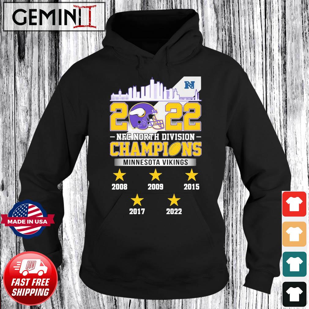 Minnesota Vikings 2022 NFC North Division Champions logo shirt, hoodie,  sweater, long sleeve and tank top