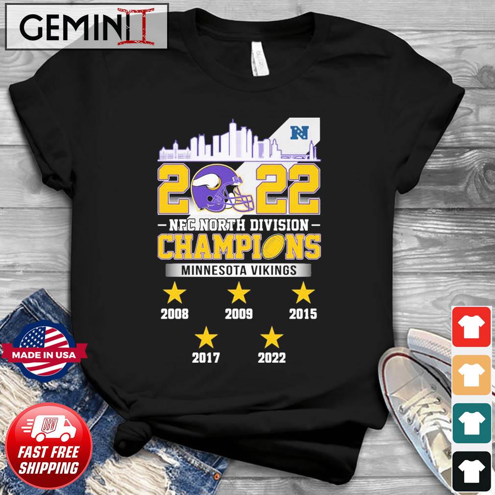 Minnesota Vikings 2022 NFC North division champions shirt, hoodie