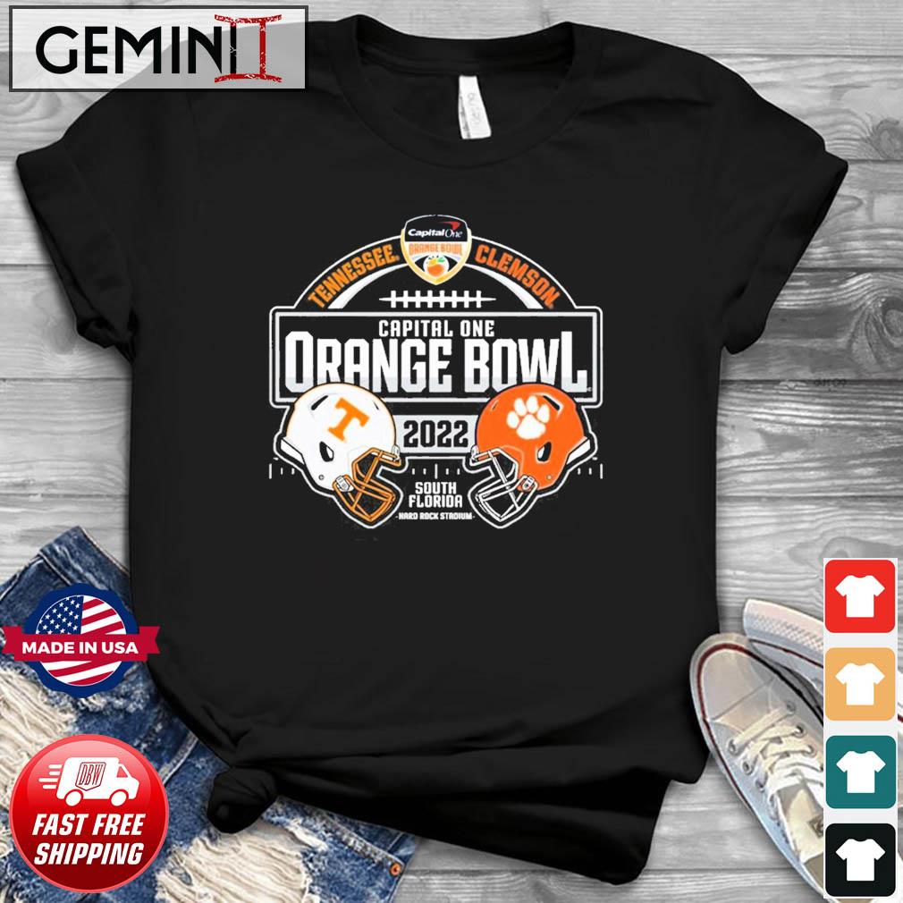 2022 Orange Bowl Matchup Tennessee Vs Clemson Shirt