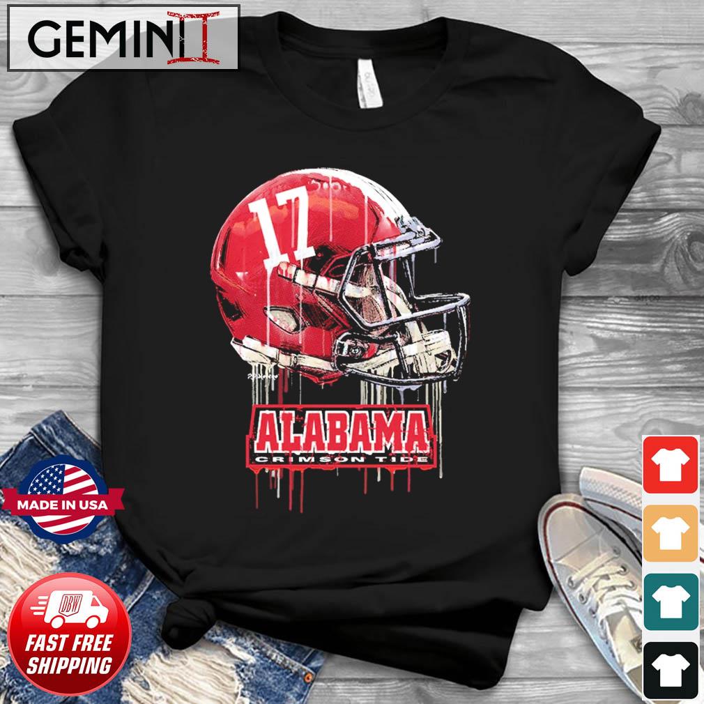 Alabama Crimson Tide Vintage Helmet Football Shirt