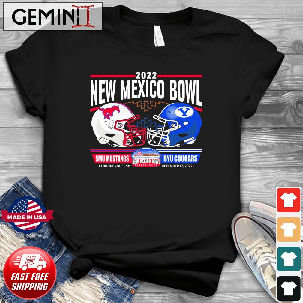BYU Cougars vs SMU Mustangs 2022 New Mexico Bowl Albuquerque Roue Matchup Shirt