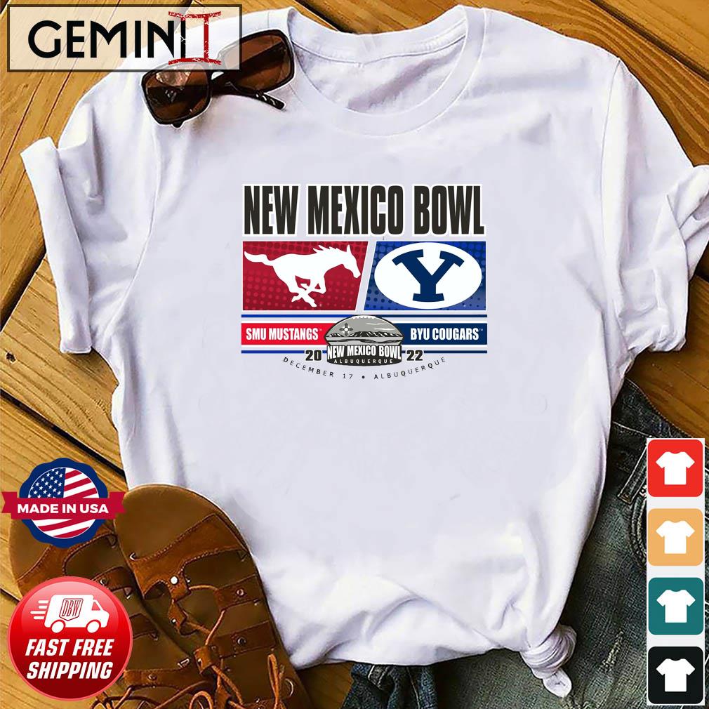 BYU Cougars vs SMU Mustangs 2022 New Mexico Bowl Shirt