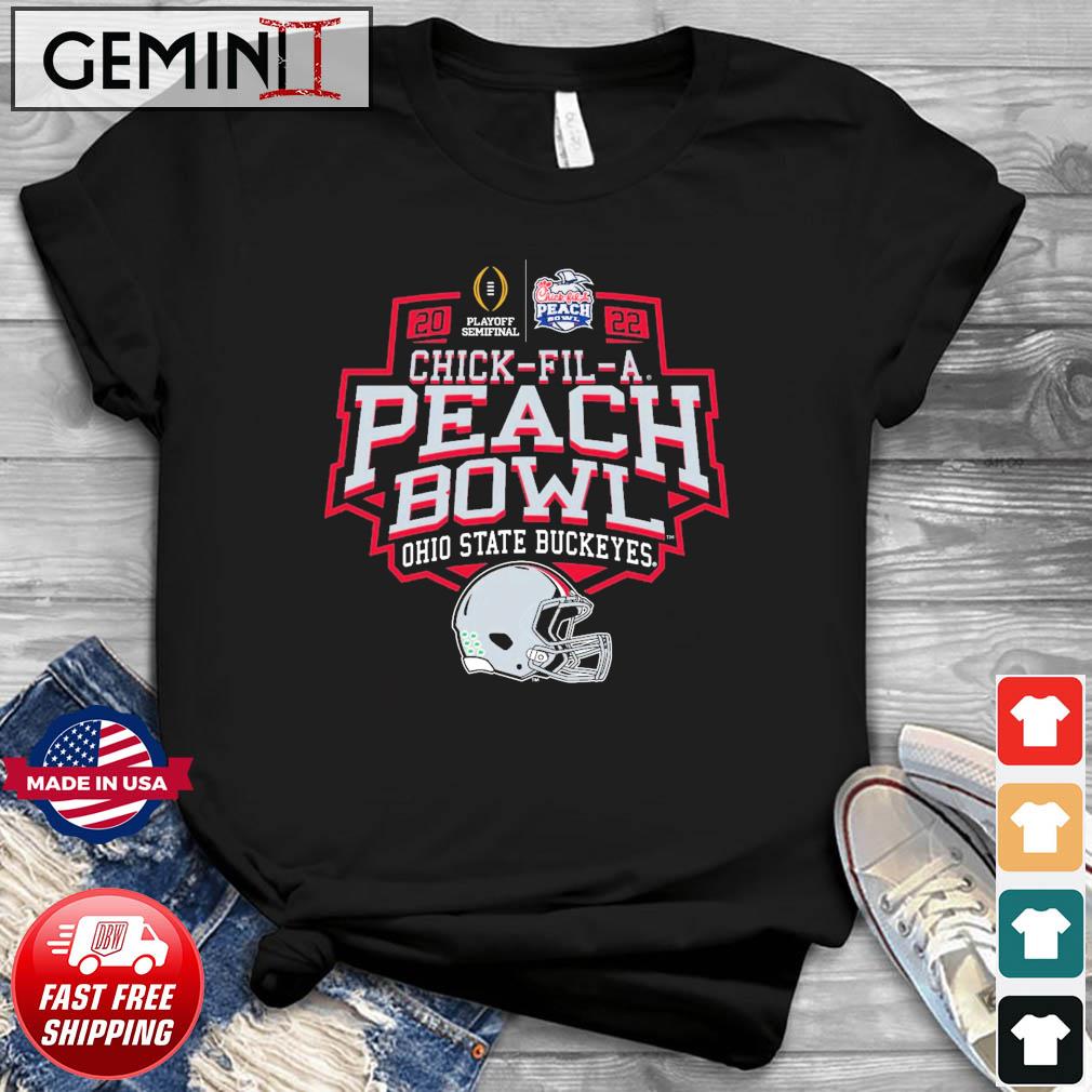 College Football Playoff Semifinals Chick-fil-A Peach Bowl 2022 Ohio State Buckeyes Shirt