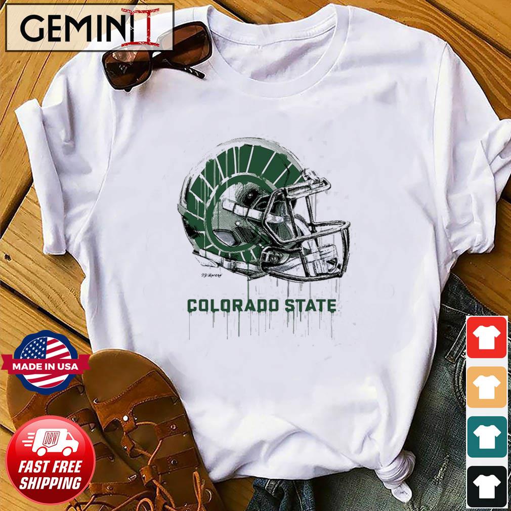Colorado State Rams Vintage Helmet Football Shirt
