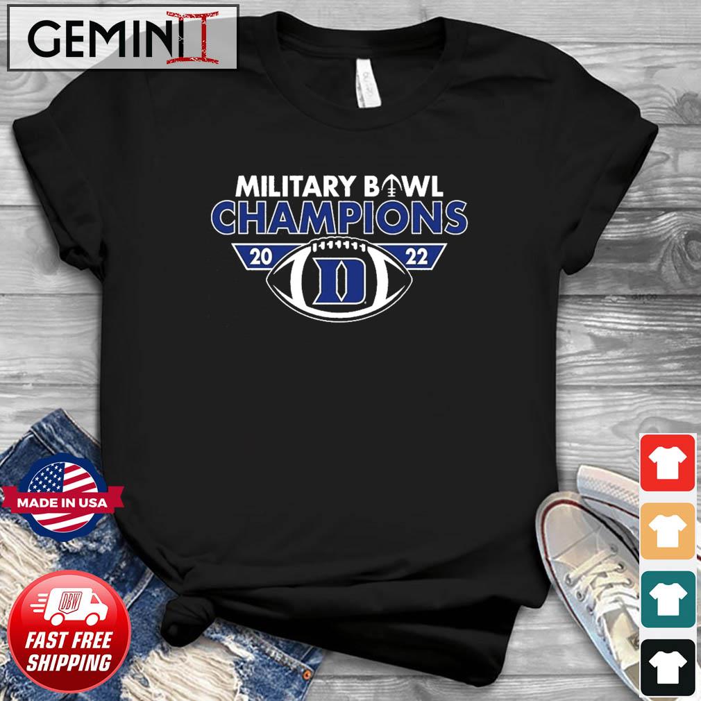 Duke Football Military Bowl Champions 2022 Shirt