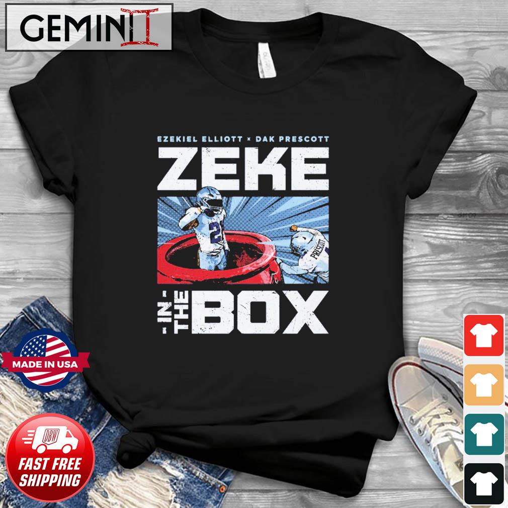 Ezekiel Elliott Dallas Cowboys Zeke In A Box shirt