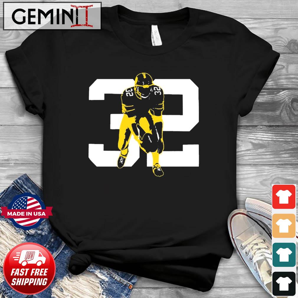Franco Harris 32 Goat Immaculate Reception 50th Anniversary Pittsburgh Football Shirt