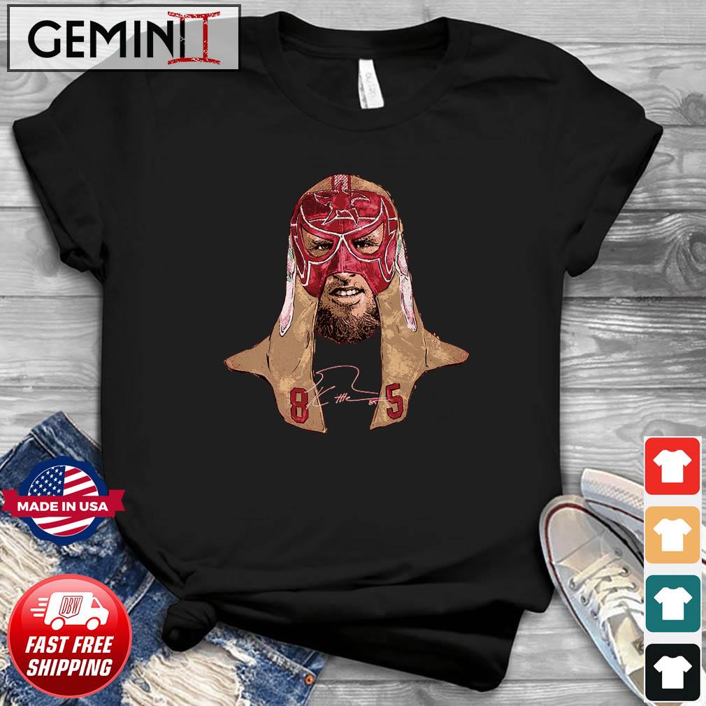 George Kittle San Francisco Luchador Mask Portrait Shirt