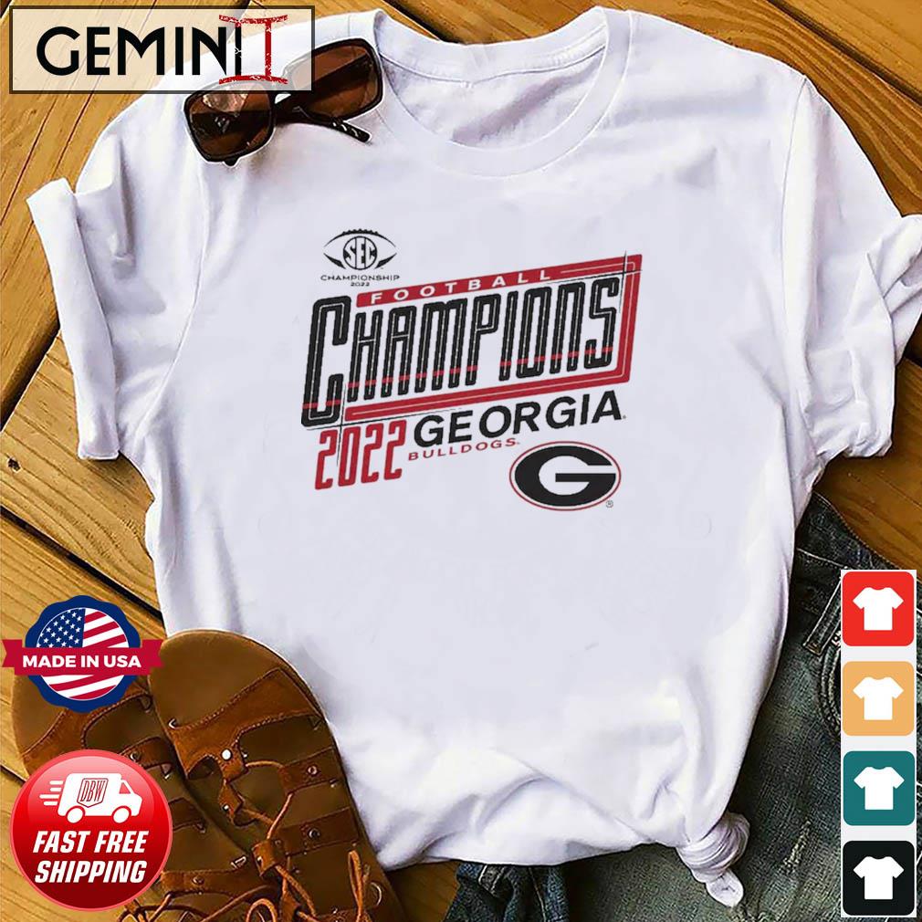 Georgia Bulldogs 2022 SEC Football Conference Champions T-Shirt