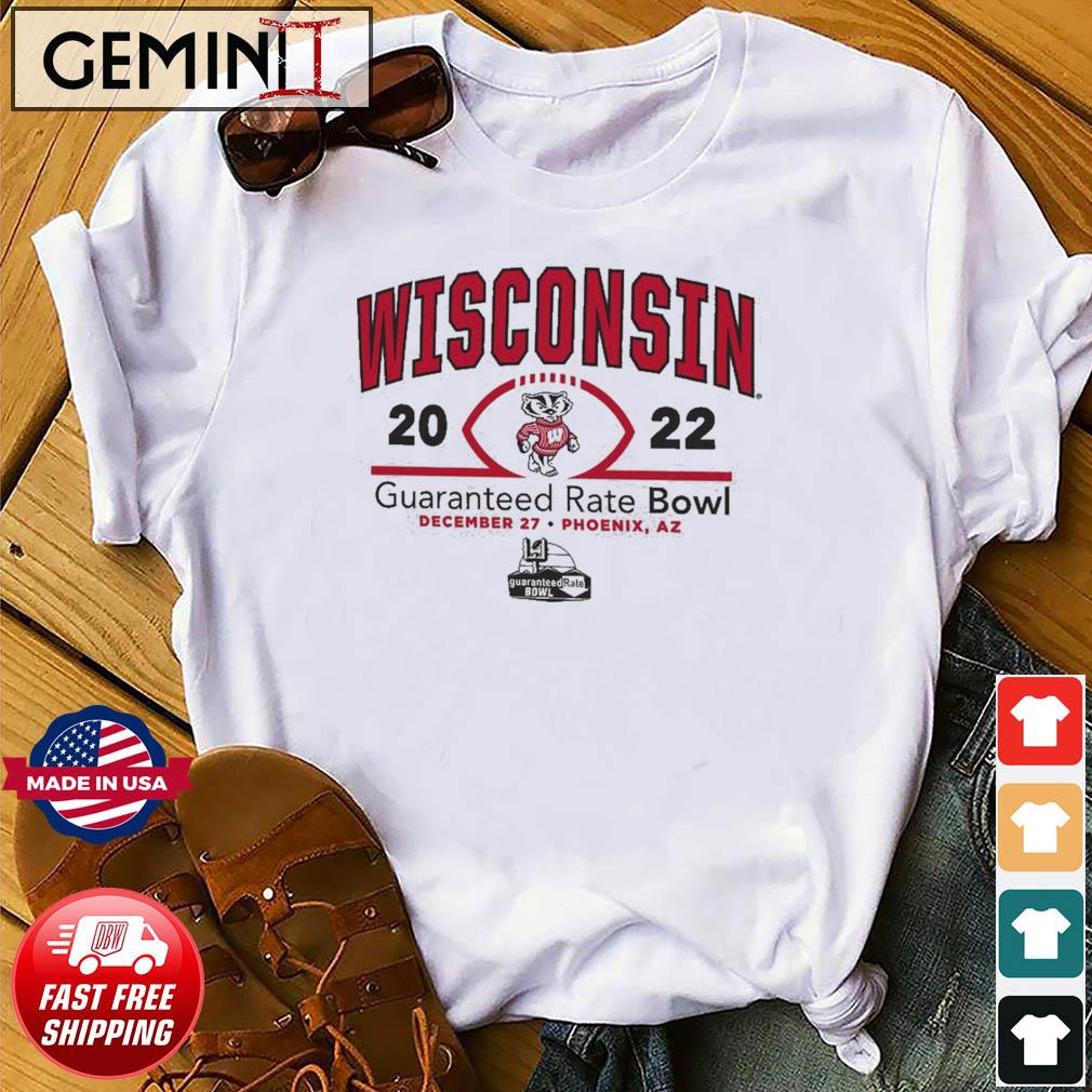 Guaranteed Rate Bowl 2022 Wisconsin Badgers Logo Shirt