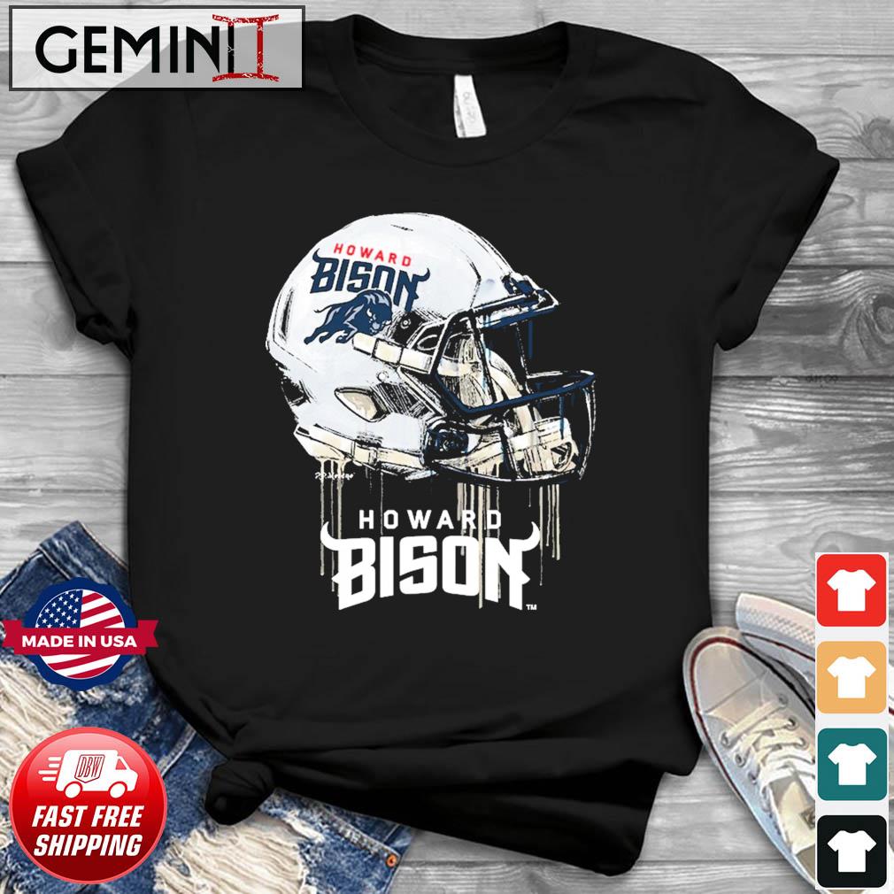 Howard Bison Vintage Helmet Football Shirt