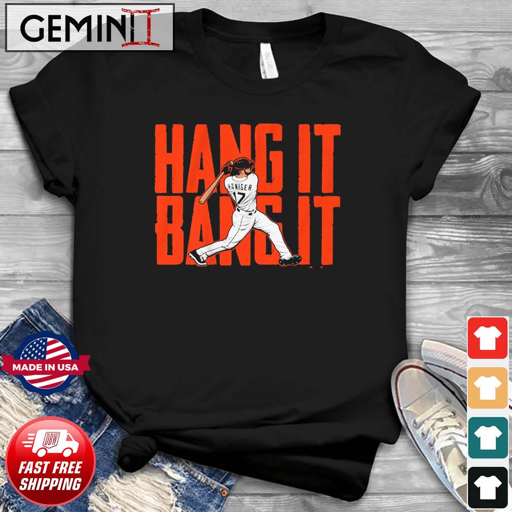 Mitch Haniger Hang It Bang It San Francisco Long Sleeve Shirt