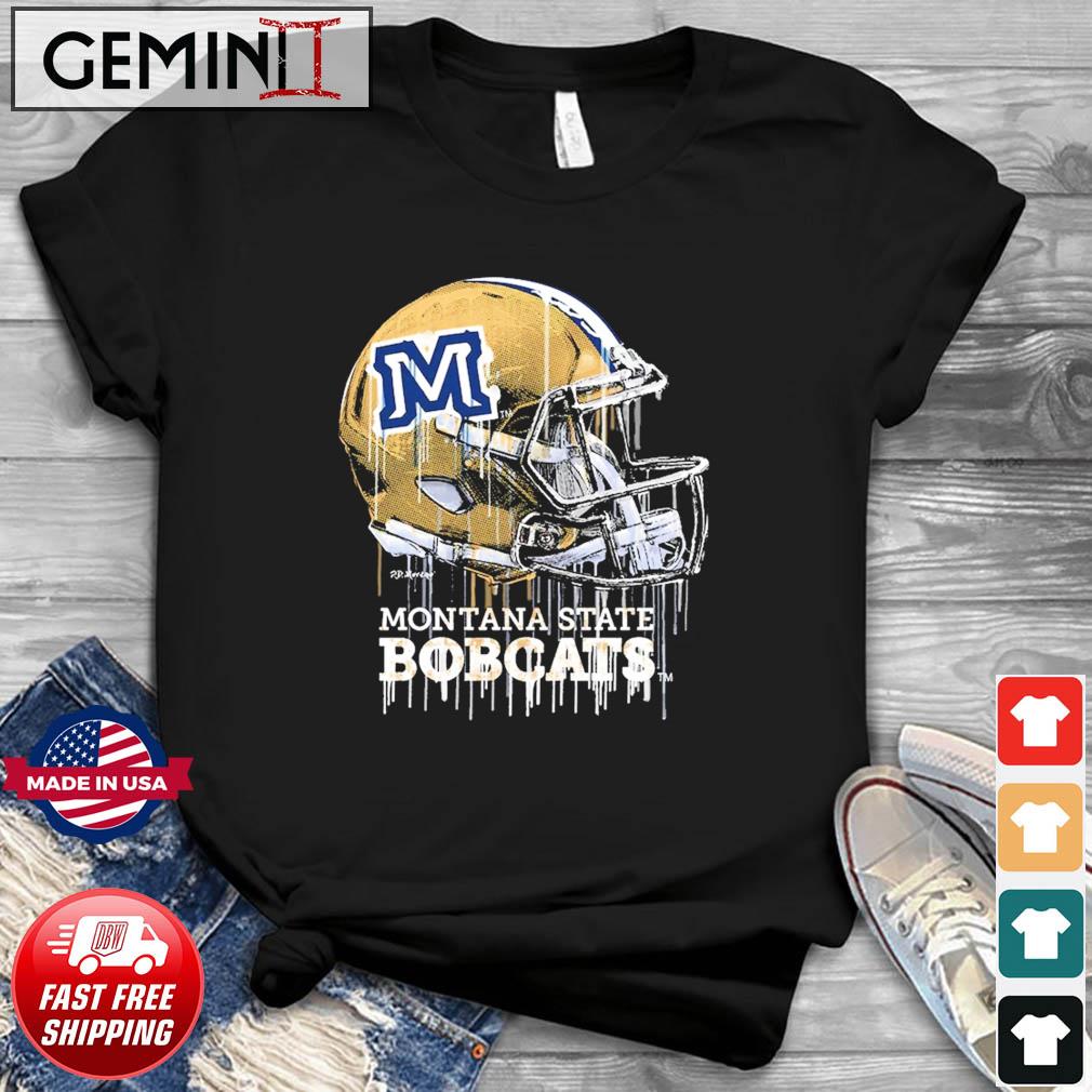 Montana State Bobcats Vintage Helmet Football Shirt