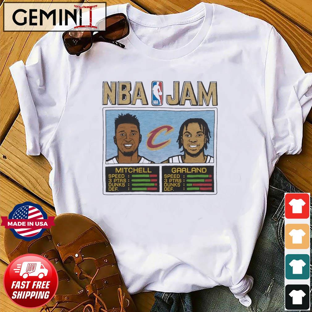NBA Jam Cleveland Cavaliers Donovan Mitchell & Darius Garland Shirt