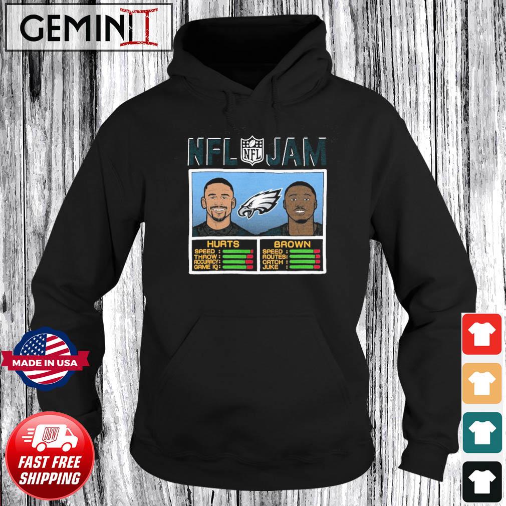 NFL Jam A.J. Brown and Jalen Hurts Philadelphia Eagles shirt