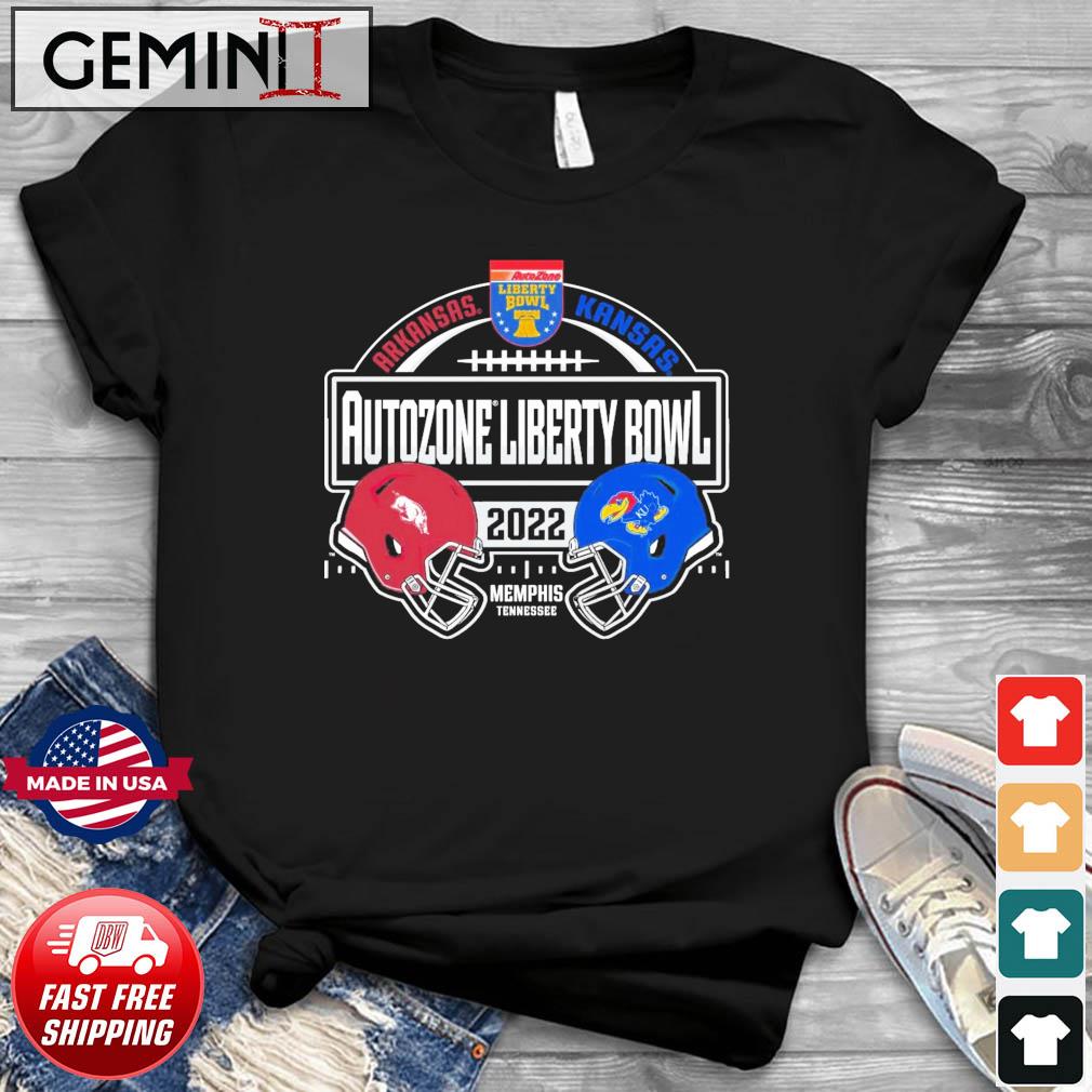 Official Arkansas Razorbacks 2022 Liberty Bowl Match-up Shirt