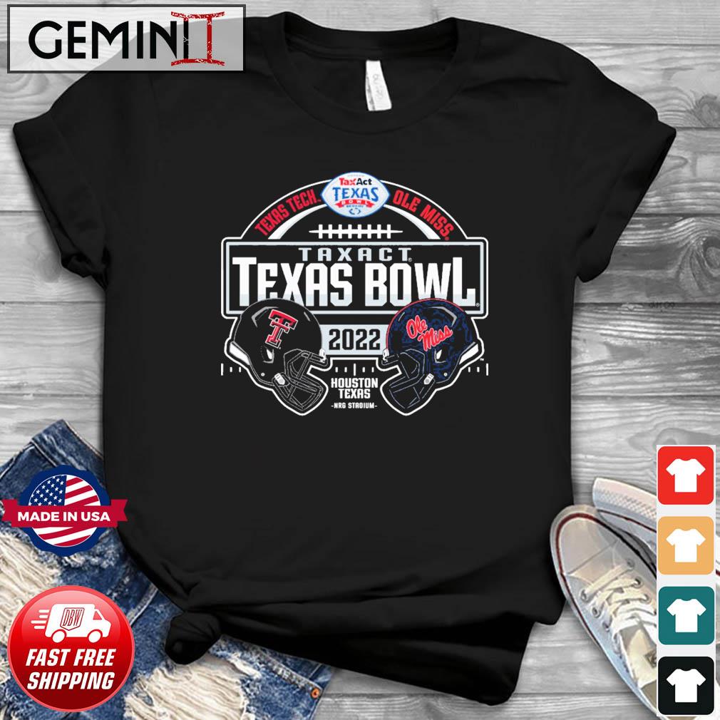 Ole Miss Rebels Vs Texas Tech Red Raiders 2022 Texas Bowl Match-up Shirt