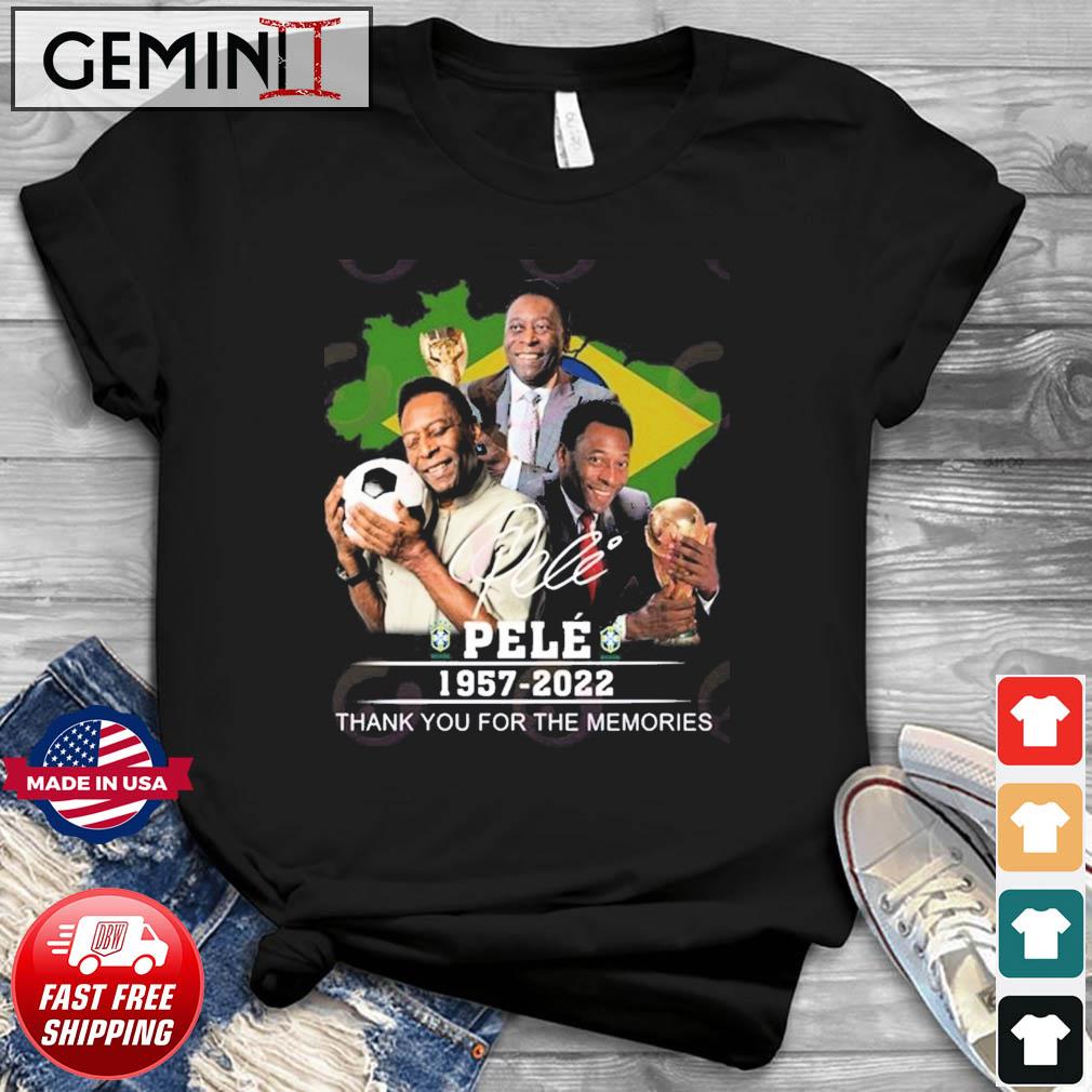 Pele 1957 – 2022 Thank You For The Memories T-Shirt