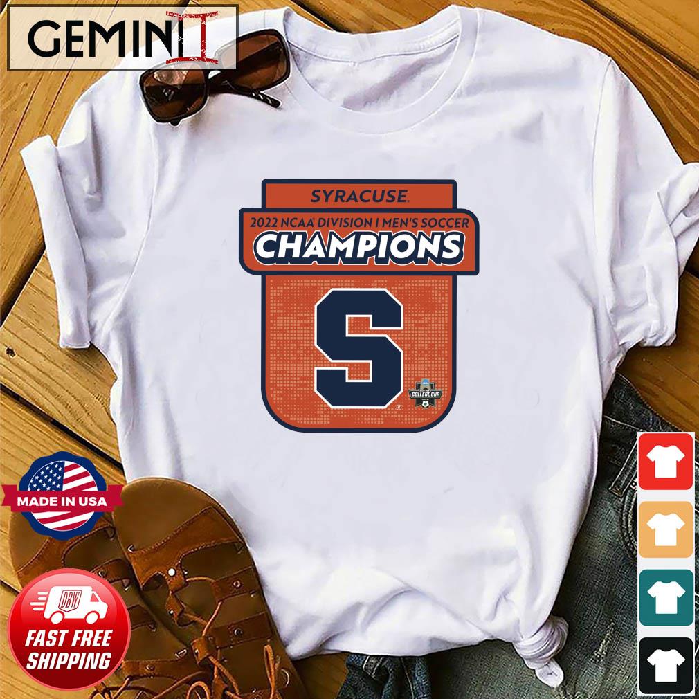 Syracuse 2022 NCAA Men's Soccer Champions Shirt