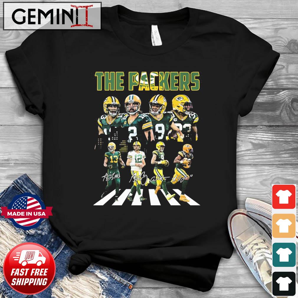 The Packers Team Players Abbey Road Signatures Shirt