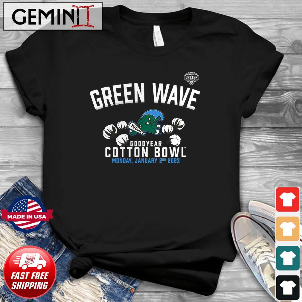 Tulane Green Wave 2023 Cotton Bowl Gameday Stadium Shirt