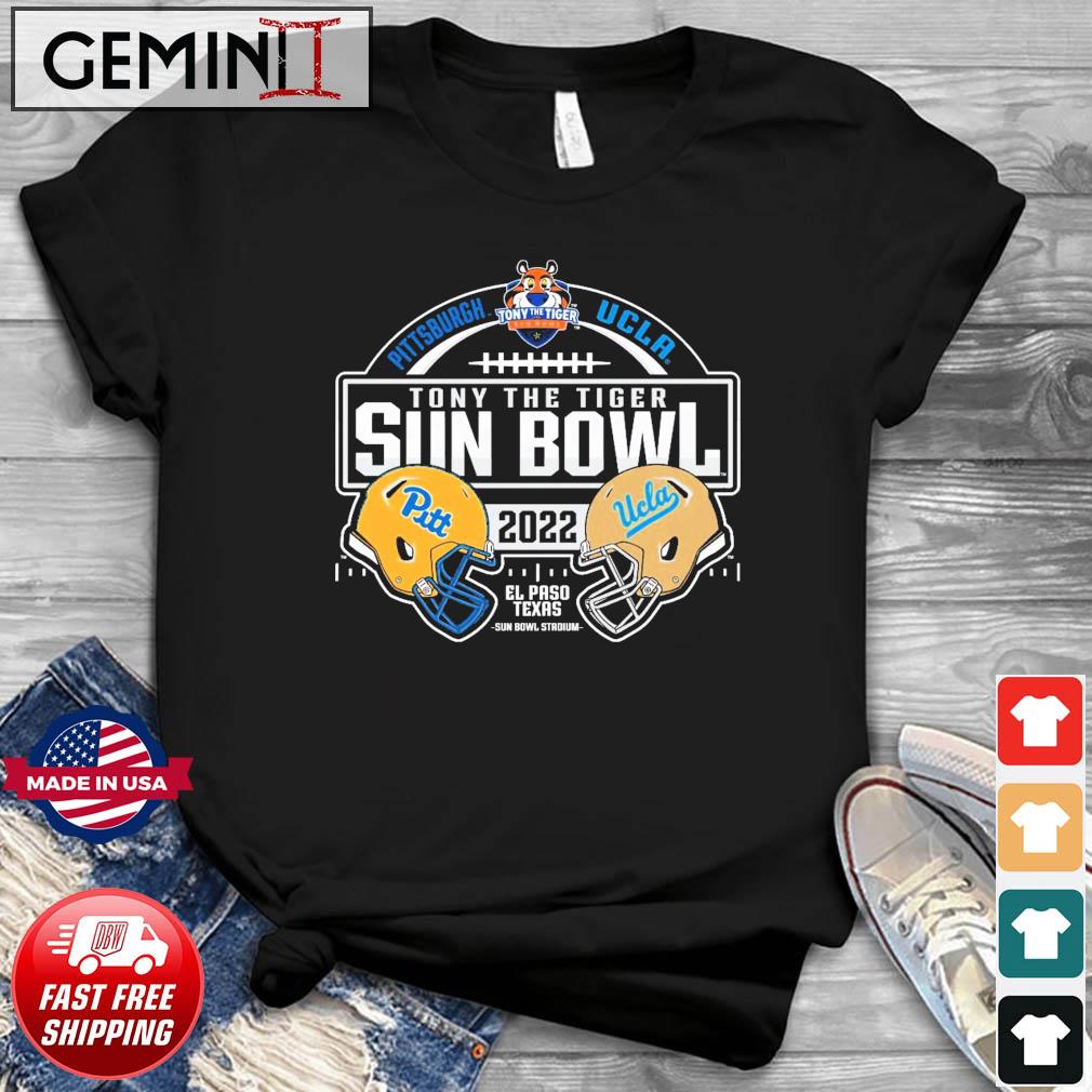 Ucla Bruins vs Pittsburgh Panthers 2022 Tony The Tiger Sun Bowl Shirt