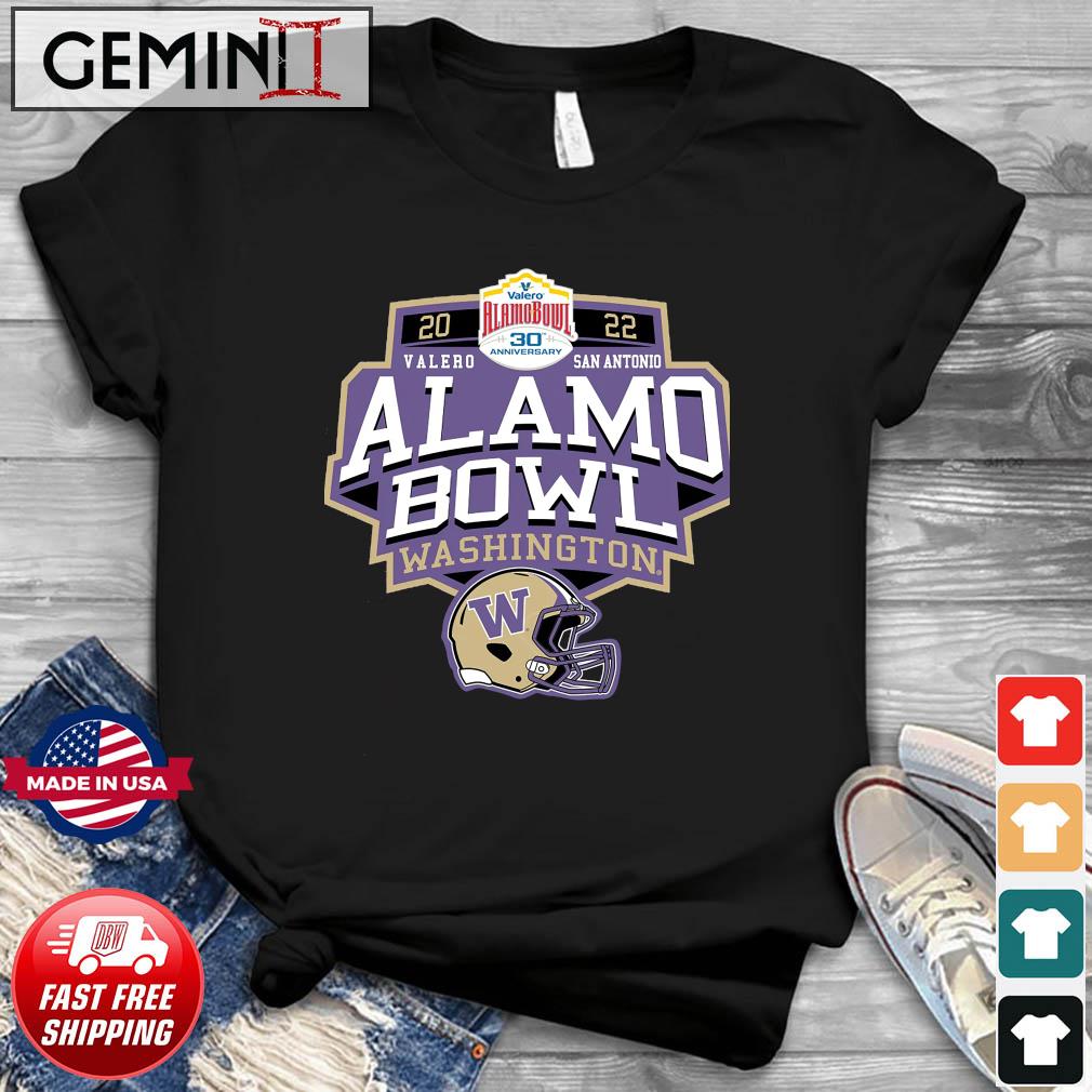 Washington Huskies 2022 Valero Alamo Bowl 30th Anniversary Shirt