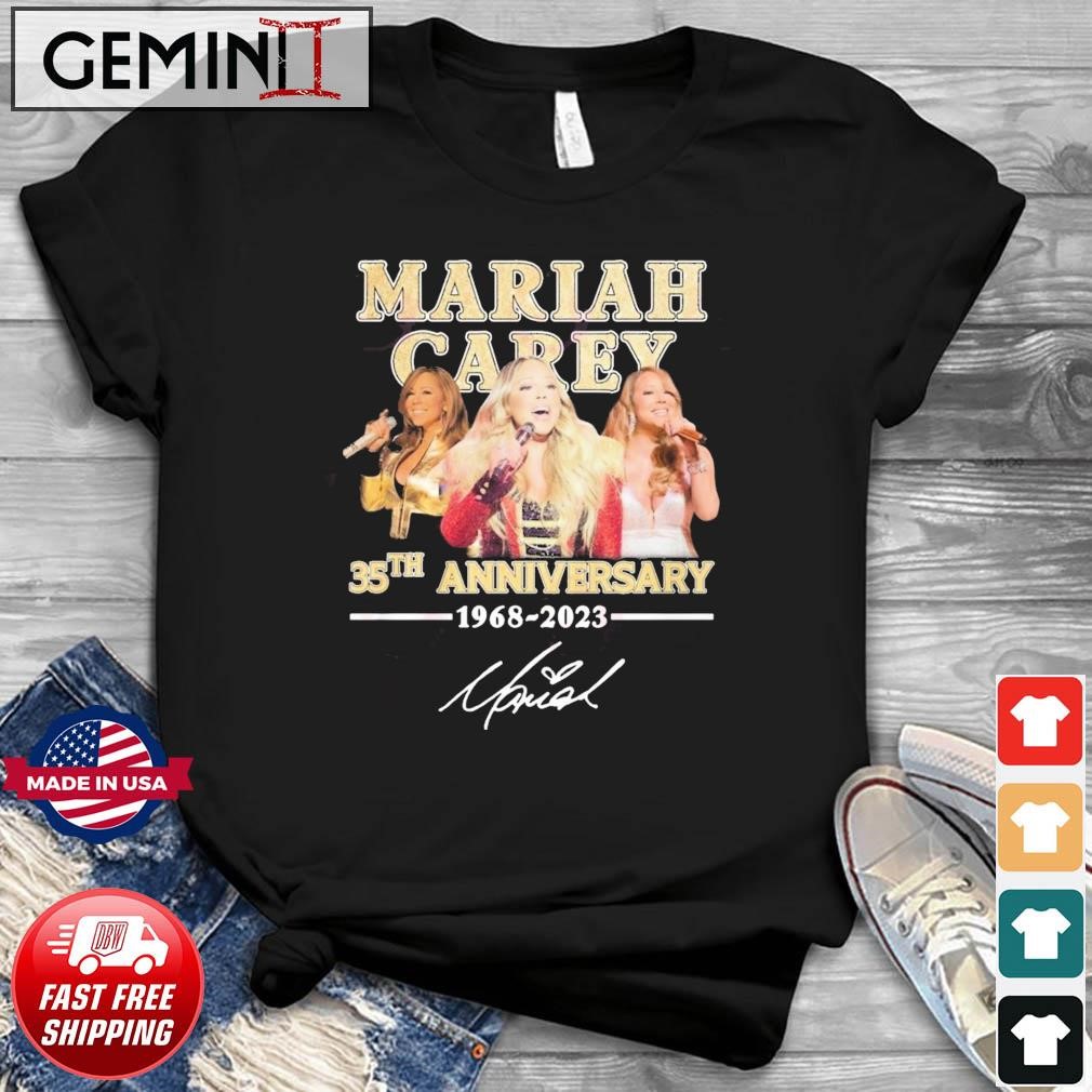 Mariah Carey 35th Anniversary 1968 – 2023 Thank You For The Memories Shirt