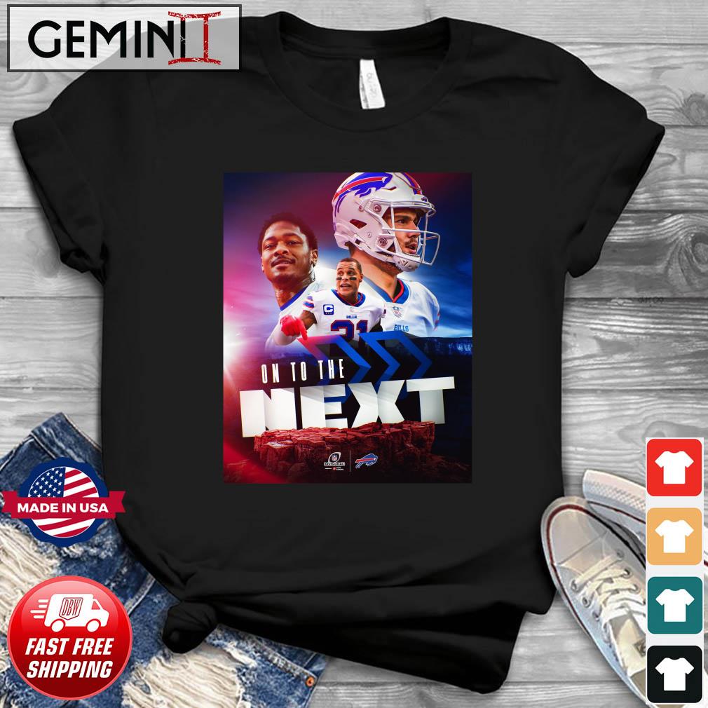 Buffalo Bills On To The Next Divisional Round 2023 Shirt