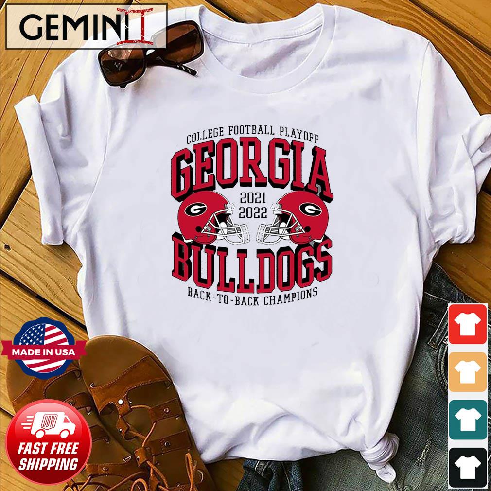 FREE shipping Georgia Bulldogs Back to Back national champions 2021 2022  shirt, Unisex tee, hoodie, sweater, v-neck and tank top