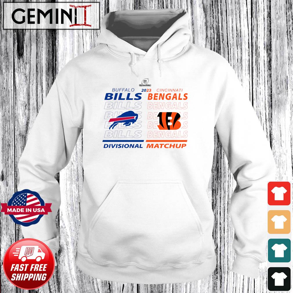 Cincinnati Bengals Vs Buffalo Bills 2022- 2023 AFC Divisional Matchup Shirt Hoodie
