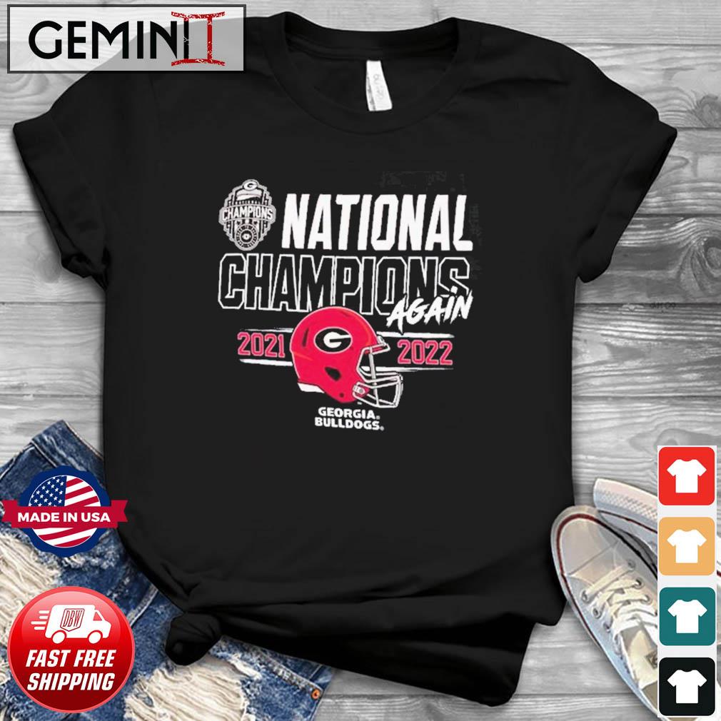 Georgia Bulldogs Back-To-Back College Football Playoff National Champions Again Shirt