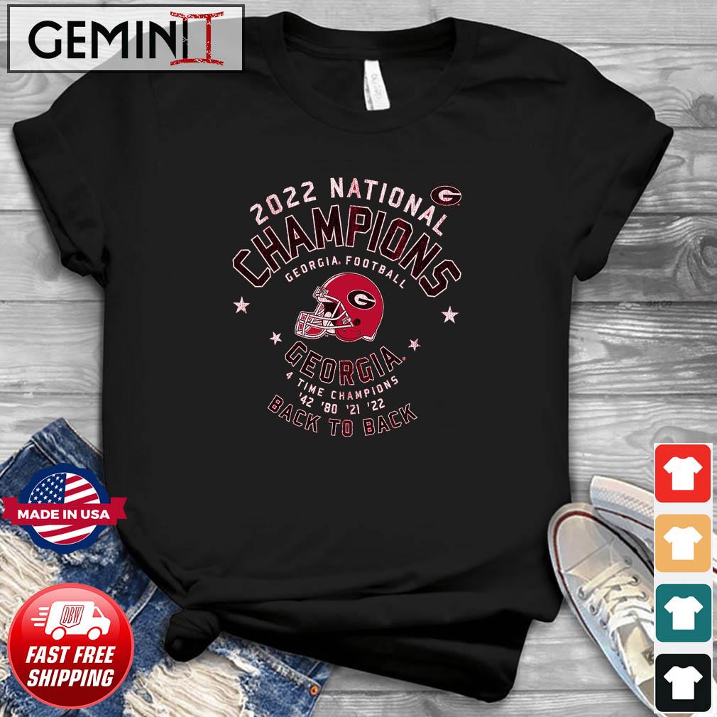 Georgia Bulldogs Back-To-Back College Football Playoff National Champions Shirt