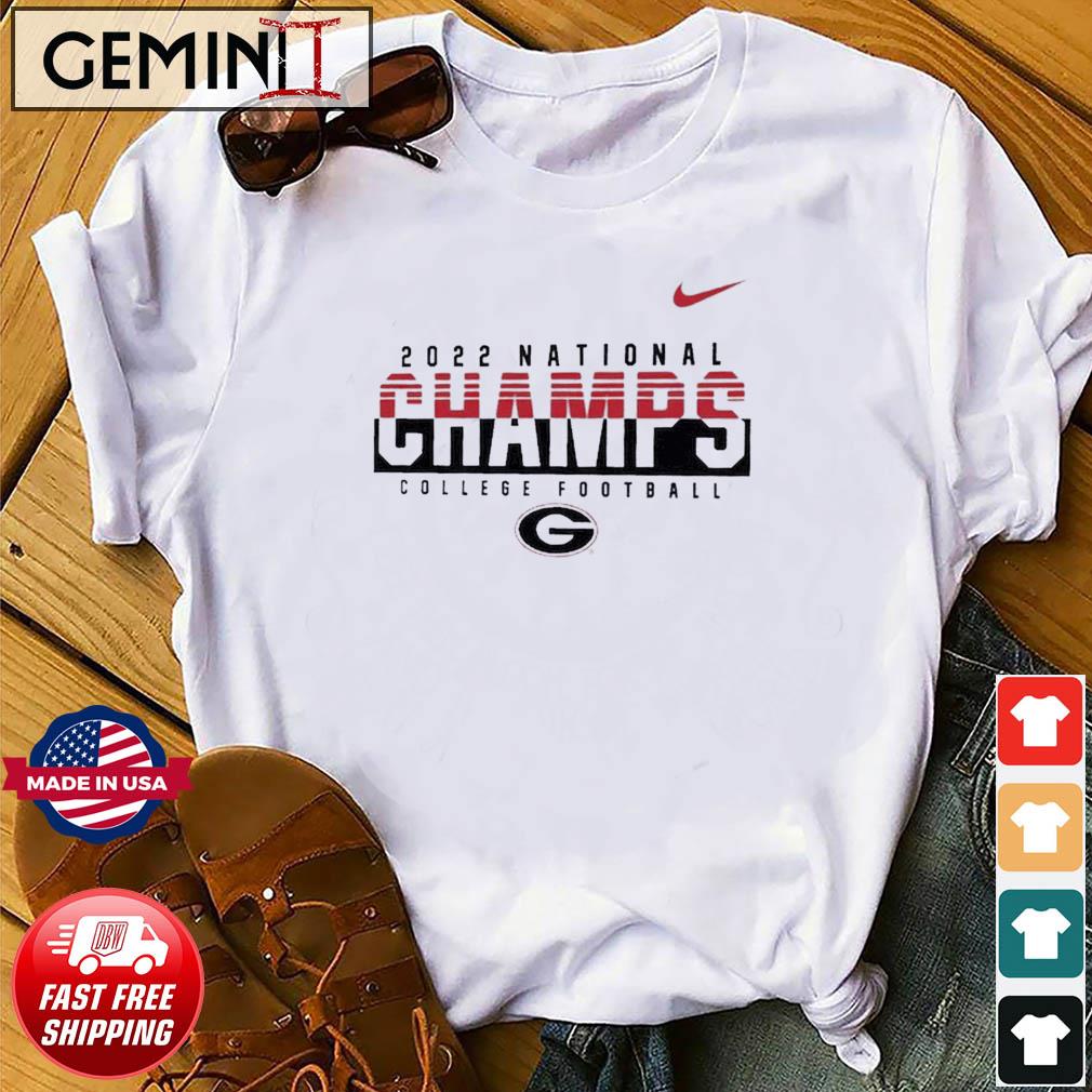 Georgia Bulldogs Nike College Football Playoff 2022 National Champions Legend Performance T-Shirt