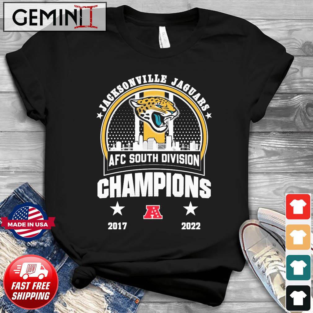 Jacksonville Jaguars Skyline 2022 AFC South Division Champions Shirt