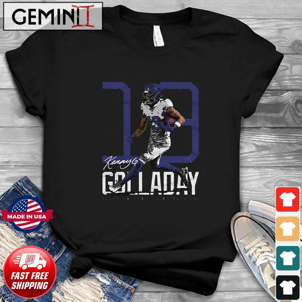 Kenny Golladay New York Giants Bold Number Signature Shirt