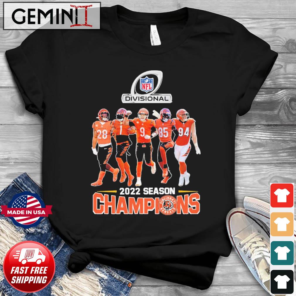 NFL Divisional 2022-2023 Champions Cincinnati Bengals Shirt