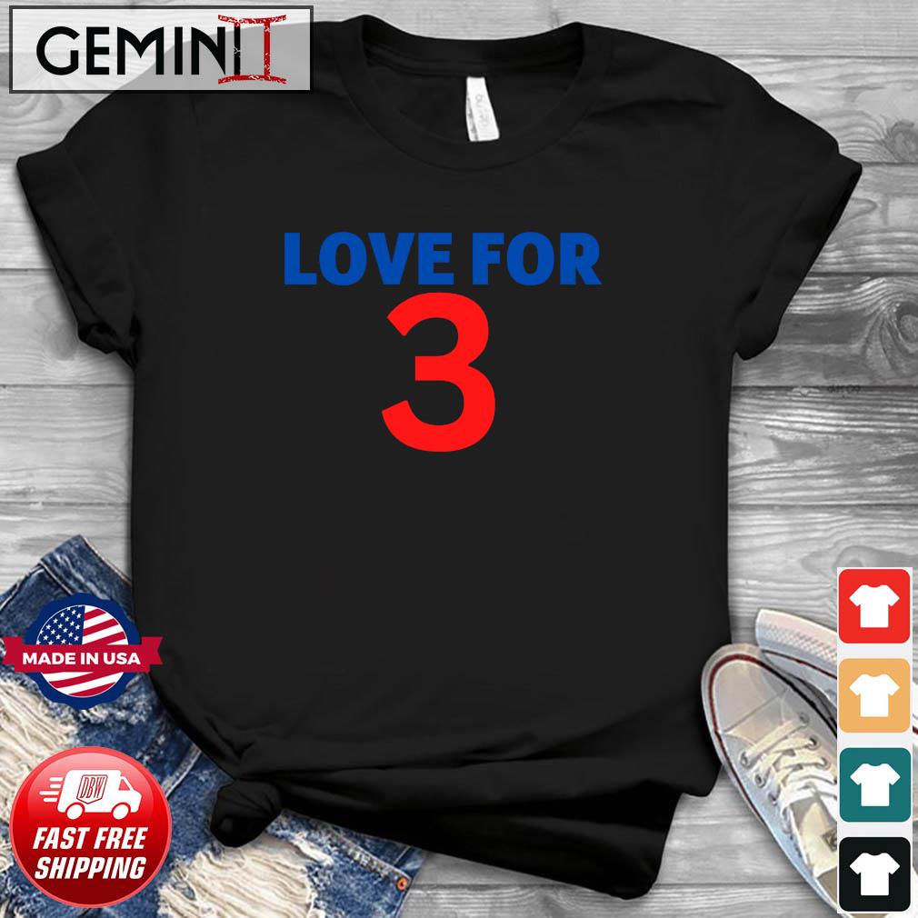 Official Damar Hamlin Love For 3 Shirt