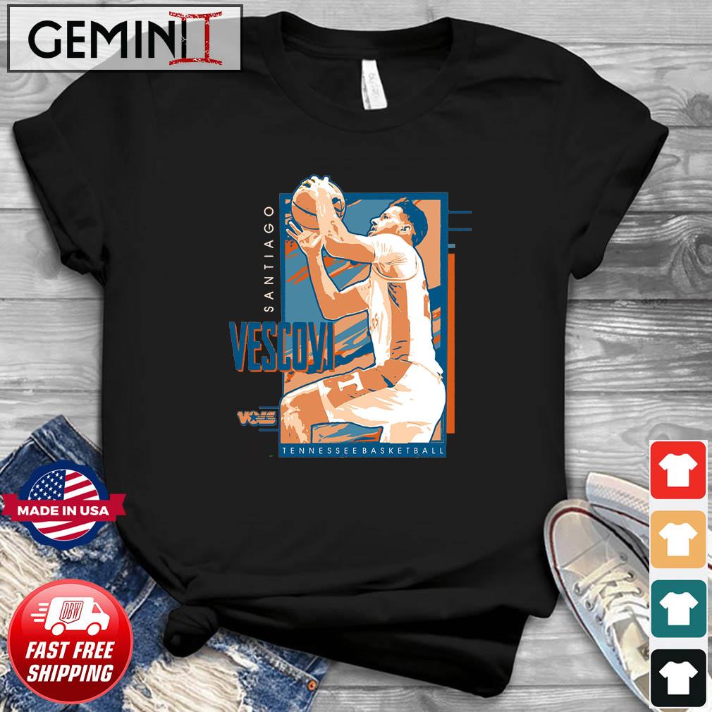 Santiago Vescovi Tennessee Vols Basketball Shirt