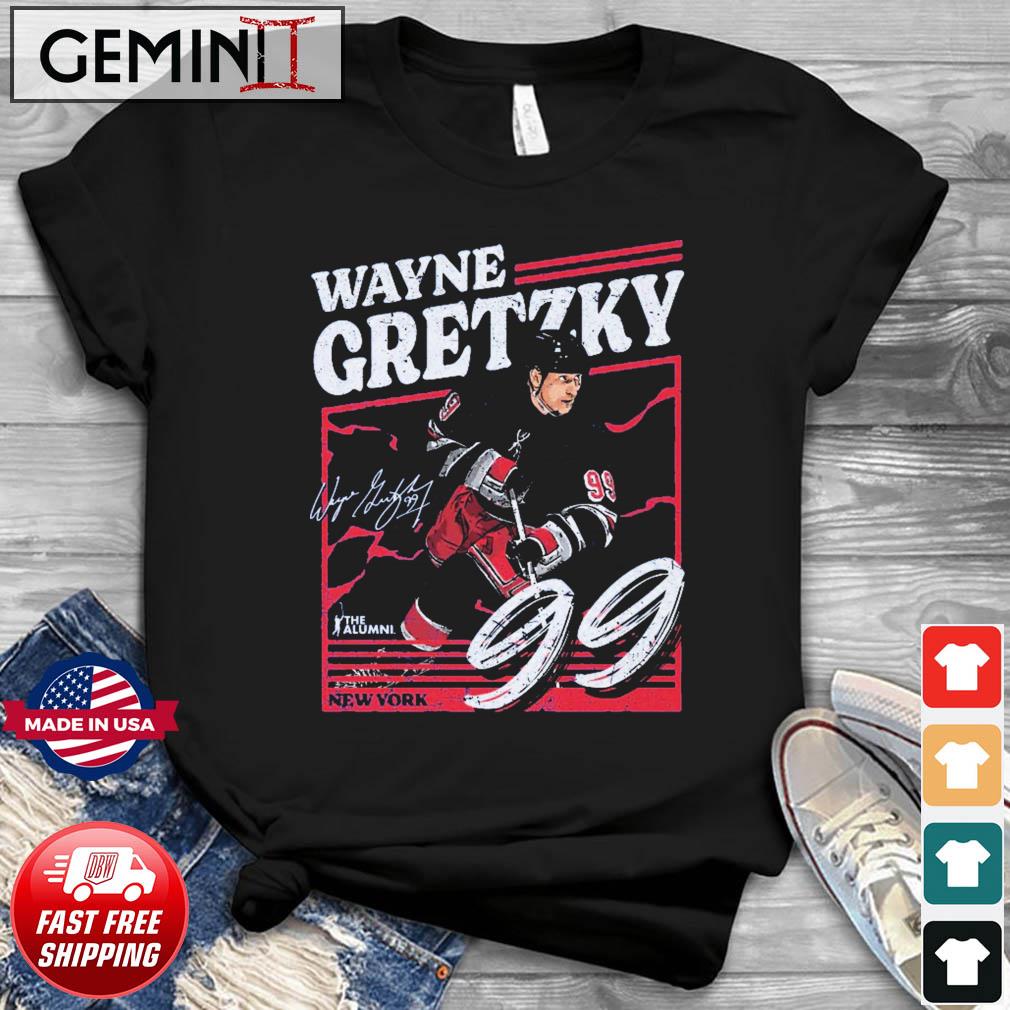 Wayne Gretzky New York Rangers Power Signature Shirt