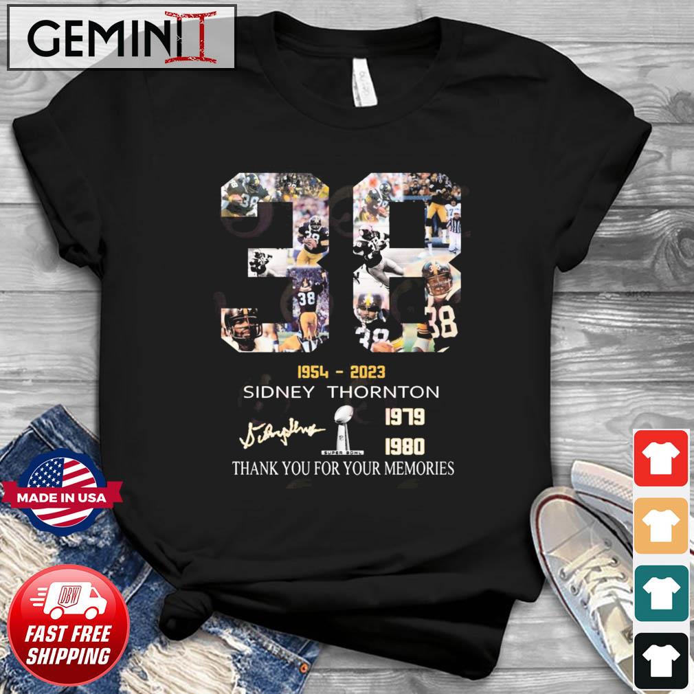 38 Years Of 1954 – 2023 Sidney Thornton 1979 1980 Thank You For The Memories T-Shirt