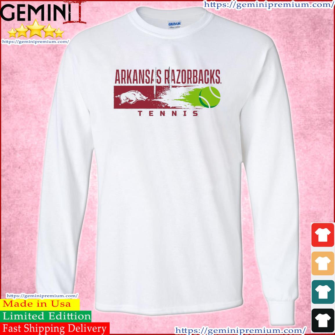 Arkansas Razorbacks Tennis Flying Ace Shirt Long Sleeve Tee