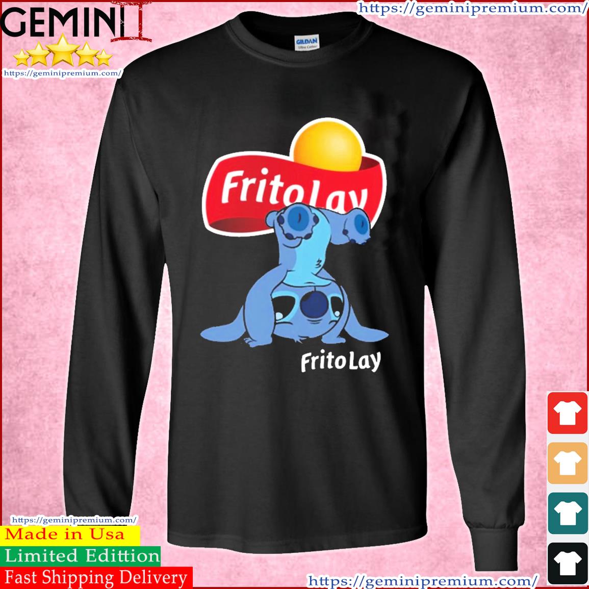 Baby Stitch And Frito Lay Logo Shirt Long Sleeve Tee
